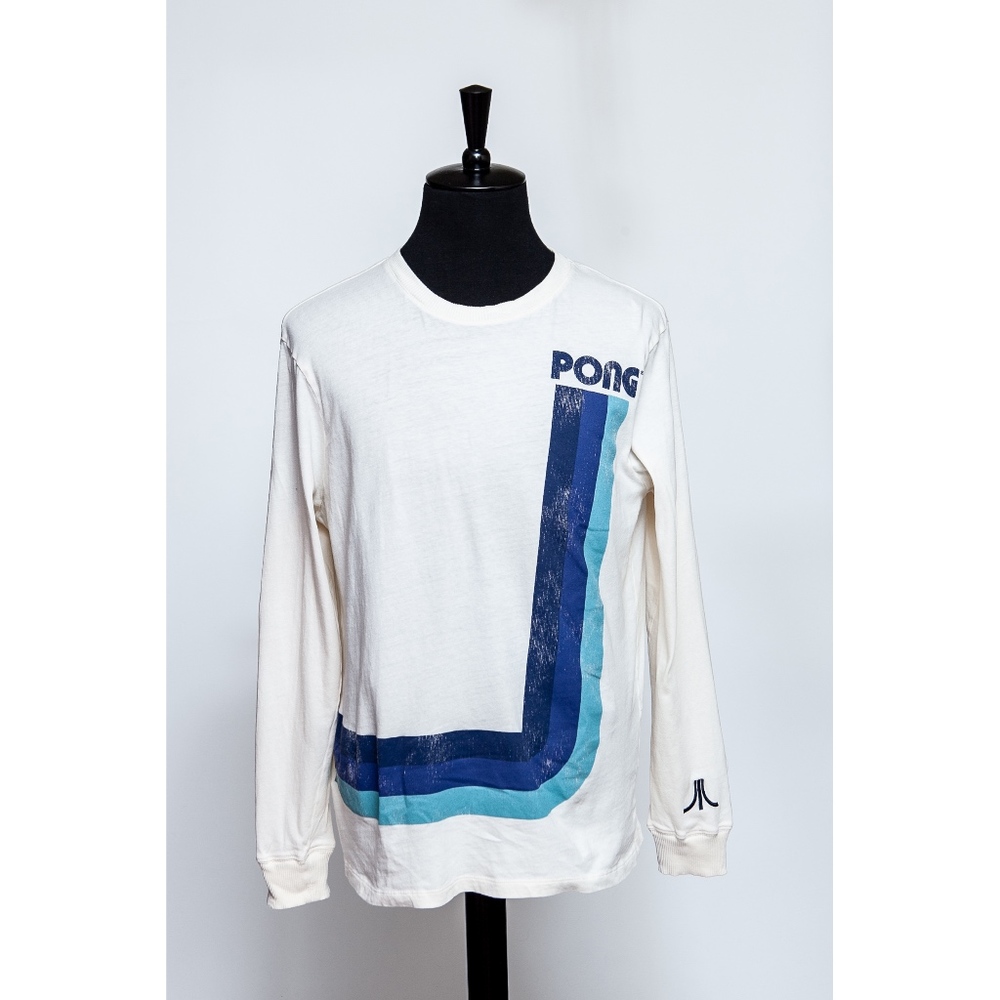 SALE Vintage Atari Pong Long Sleeve Tee